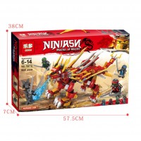 Đồ Chơi Lắp Ghép Rồng Đỏ Ninja 76012